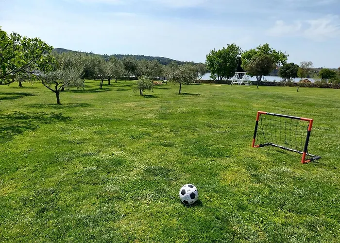 House Beta With Pool, Jacuzzi, Playground & Bbq In An Olive Grove With A Beach, Pomer - Istria