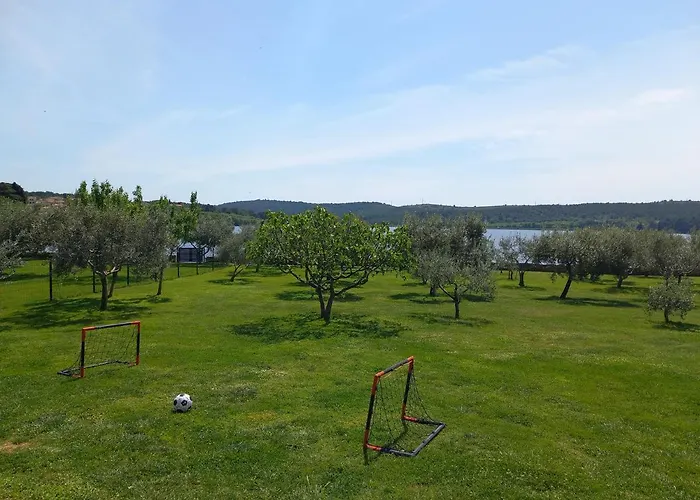Beach House Beta With Pool, Jacuzzi, Playground & Bbq In An Olive Grove With A Beach, Pomer - Istria Pula